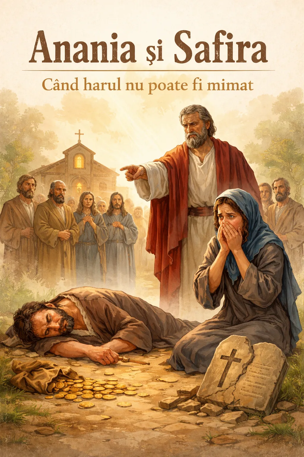Anania și Safira, harul nu poate fi mimat